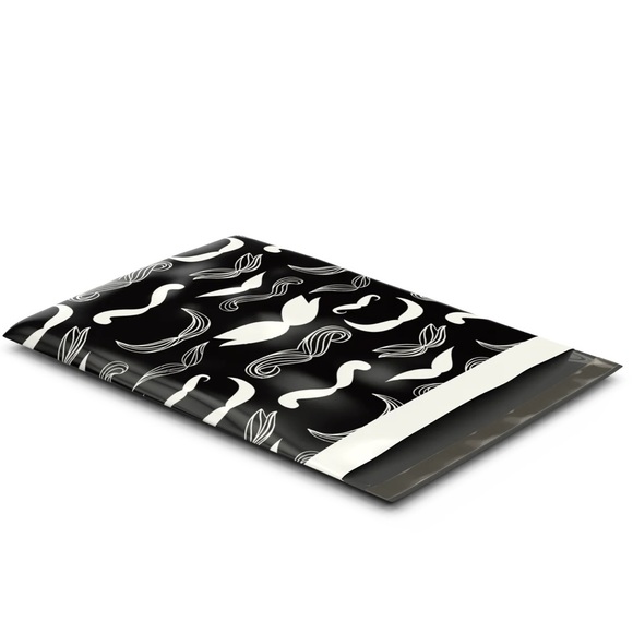 Stylish Mustaches Poly Mailer 10x13 Pack of 20 MOVEMBER - Picture 3 of 4